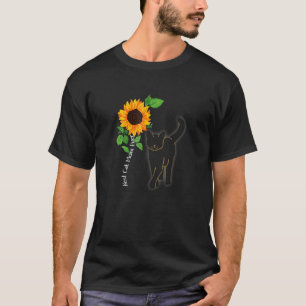 Sunflower Best Cat Mom Ever Feline Whisperer Cat O T-Shirt