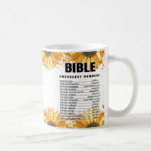 Sunflower Bible Emergency Numbers, Bible Verses