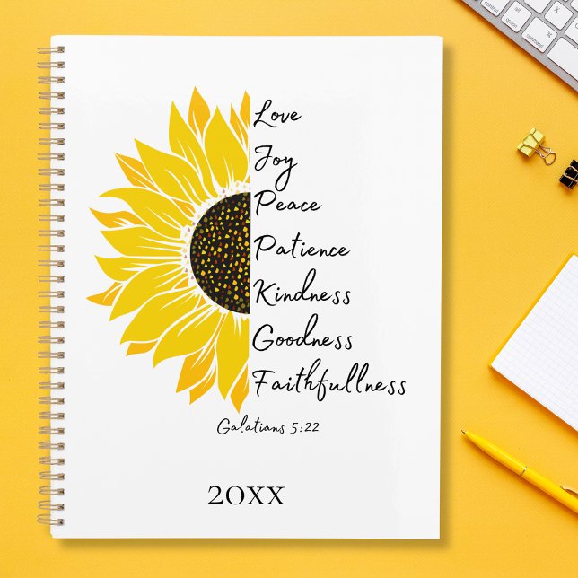 Sunflower Bible Verse  Planner (Creator Uploaded)