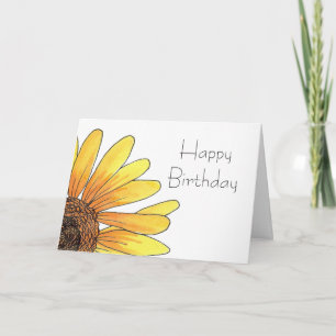 Sunflower Birthday Card