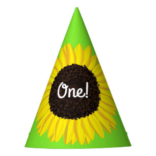 Sunflower Birthday Party Hat
