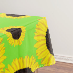 Sunflower Birthday Party Tablecloth