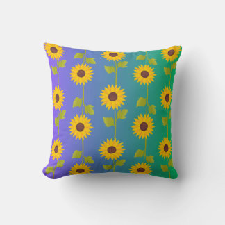 Sunflower Bliss – Vibrant Floral Pattern Pillow Co