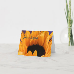 Sunflower Bloom Thank You Card