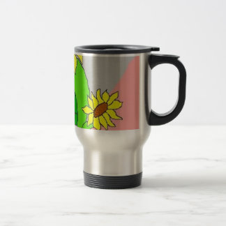 sunflower blooms travel mug