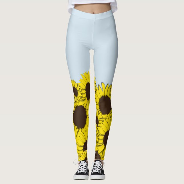 Sunflower Blue Sky Leggings (Front)