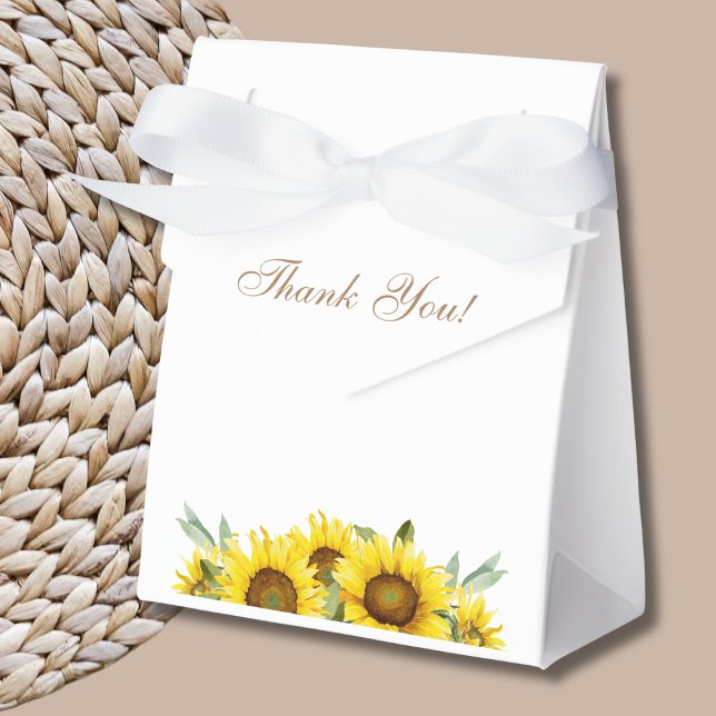 Sunflower Boho Baby Girl Shower Favour Box (Creator Uploaded)