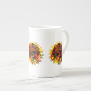 SUNFLOWER BONE CHINA MUG