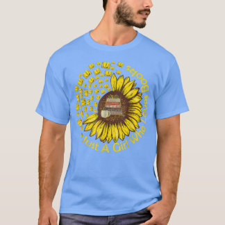 Sunflower Book, Flower Lovers  T-Shirt