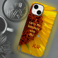Sunflower Botanical I Carry My Sunshine with Me