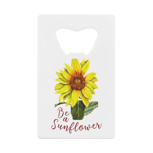 Sunflower Bottle Opener (Front)
