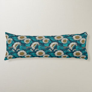 Sunflower Bouquet Condo Decor Victorian Travel Body Cushion