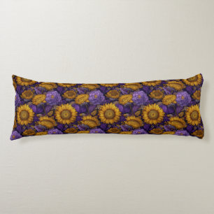 Sunflower Bouquet Cosy Home Luxury Travel Body Cushion