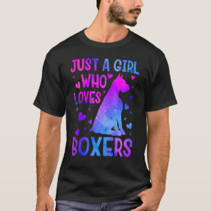 Sunflower Boxer Dog Best Dog Mum Ever Mother's Da T-Shirt