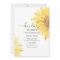 Sunflower bridal shower invitation