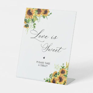 Sunflower Bridal Shower Love Is Sweet Sign