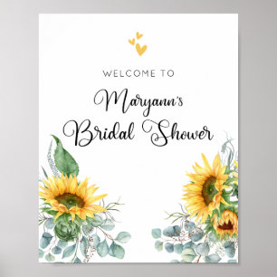 Sunflower Bridal Shower Welcome Sign