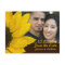 Sunflower Brown Photo Wedding Save the Date Card