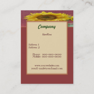 Sunflower Business Card
