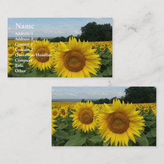 Sunflower Business Card