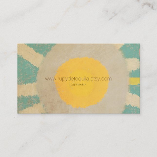 Sunflower Business Card (Front)