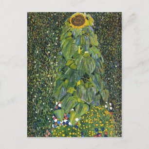 Sunflower by Gustav Klimt Postcard