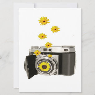 Sunflower Camera - Funny Sunflower Lover Gift