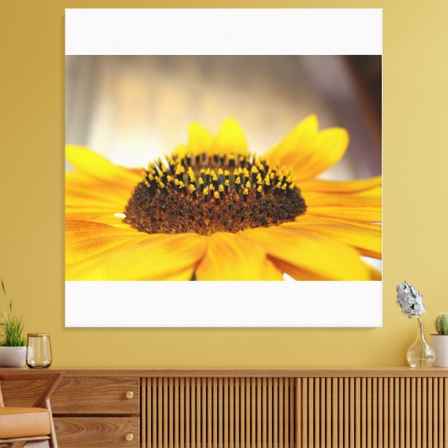 Sunflower Canvas Print (Insitu(LivingRoom))