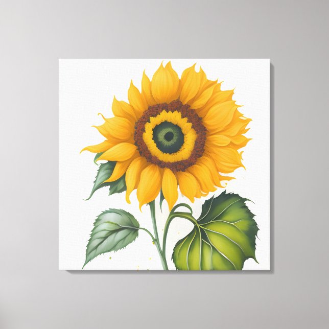 Sunflower  canvas print (Front)