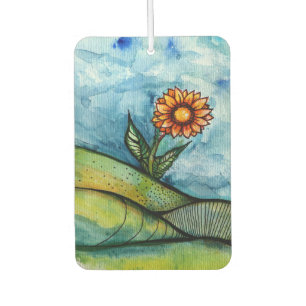 Sunflower car air freshener