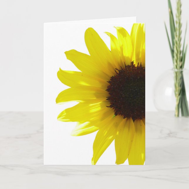 Sunflower Card (Front)