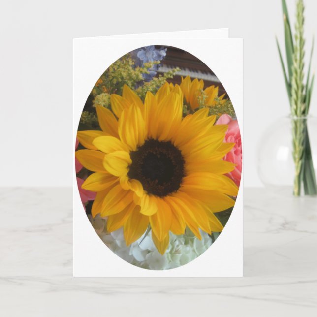 Sunflower Card (Front)