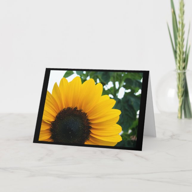 Sunflower Card (Front)