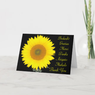 Sunflower Card
