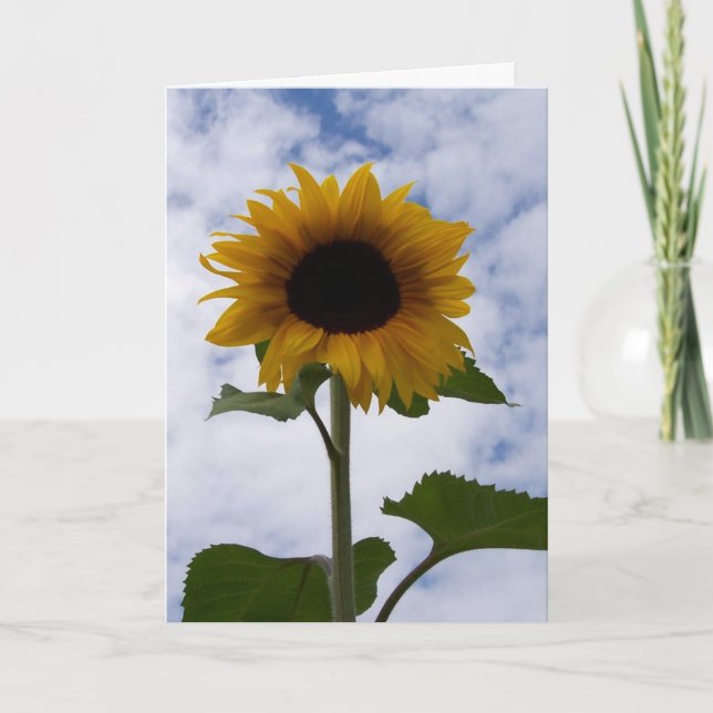 Sunflower Card (Front)