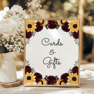Sunflower Cards and Gifts Custom Wedding Sign