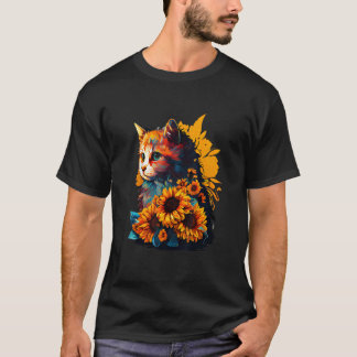 Sunflower - Cat_1 T-Shirt