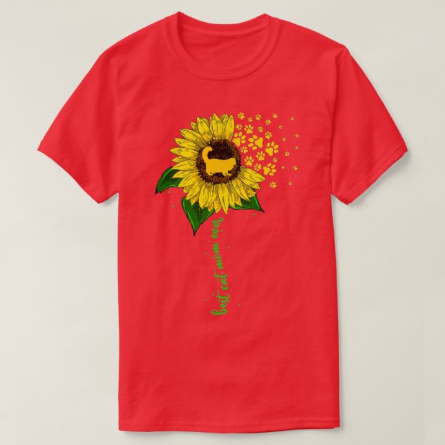 Sunflower Cat Best Cat Mom Ever Cat Kitten For Mot T-Shirt (Design Front)