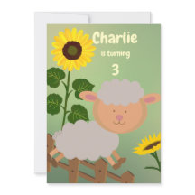 Sunflower Charlie Birthday 