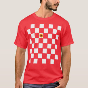 Sunflower Chequered Ska Music Punk T-Shirt