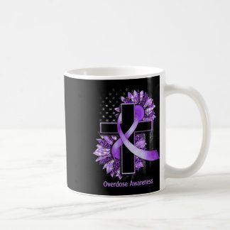 Sunflower Christian Cross Sunflower Overdose Aware Coffee Mug