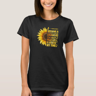 Sunflower Clinical Nurse Specialist  Medical Nursi T-Shirt