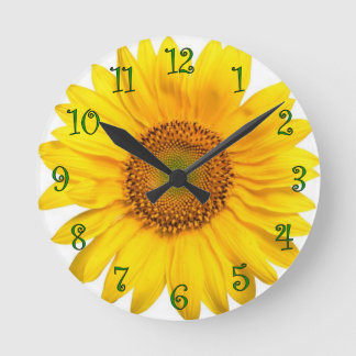 Sunflower clock