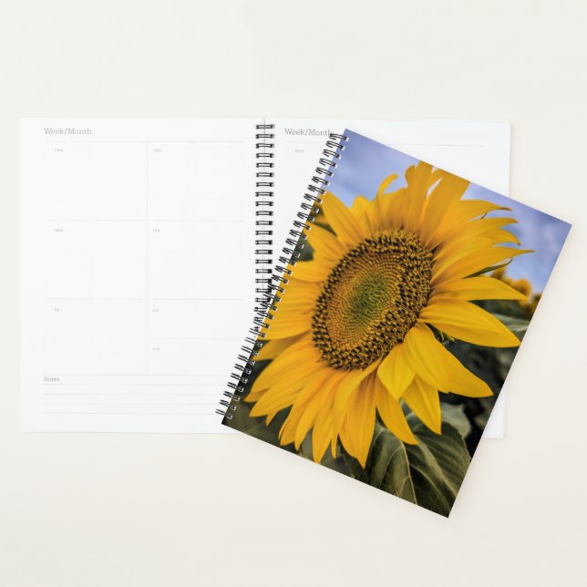 Sunflower Closeup Planner (Display)