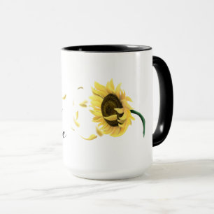 Sunflower coffee cup