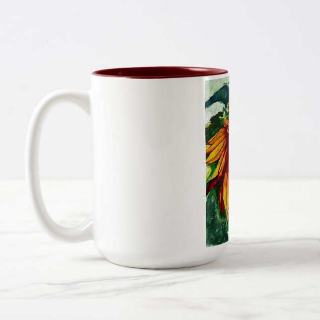 Sunflower coffee mug (Left)