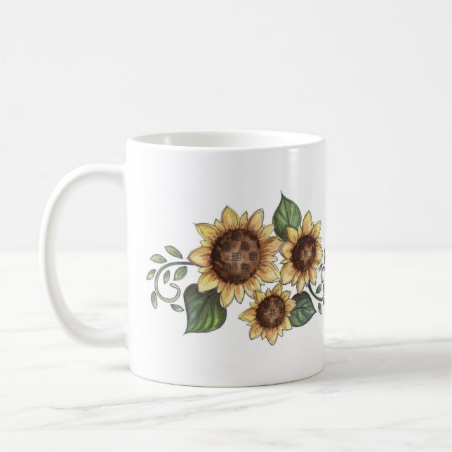 Sunflower Coffee Mug (Left)