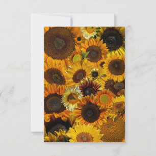 Sunflower Collage Card