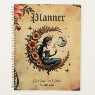 Sunflower Crescent Queen  Planner