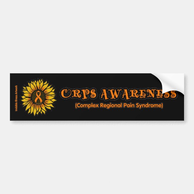 Sunflower...CRPS Bumper Sticker (Front)